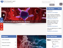 Tablet Screenshot of myheart.net