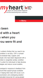 Mobile Screenshot of myheart.org.uk